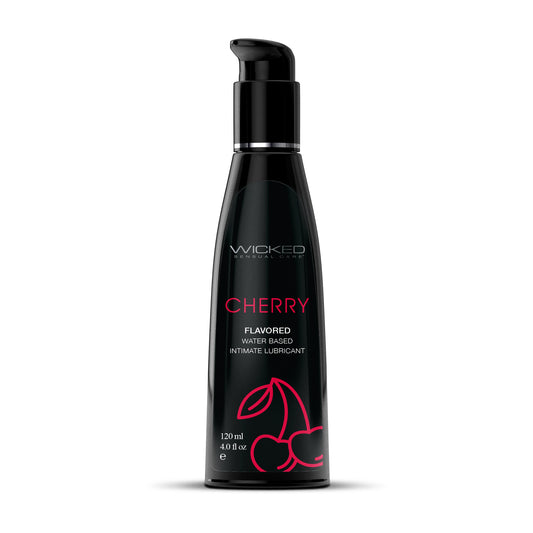 Wicked Sensual Care Wicked Aqua Cherry Water-Based Personal Lubricant, 4 fl. oz. - WS-90434
