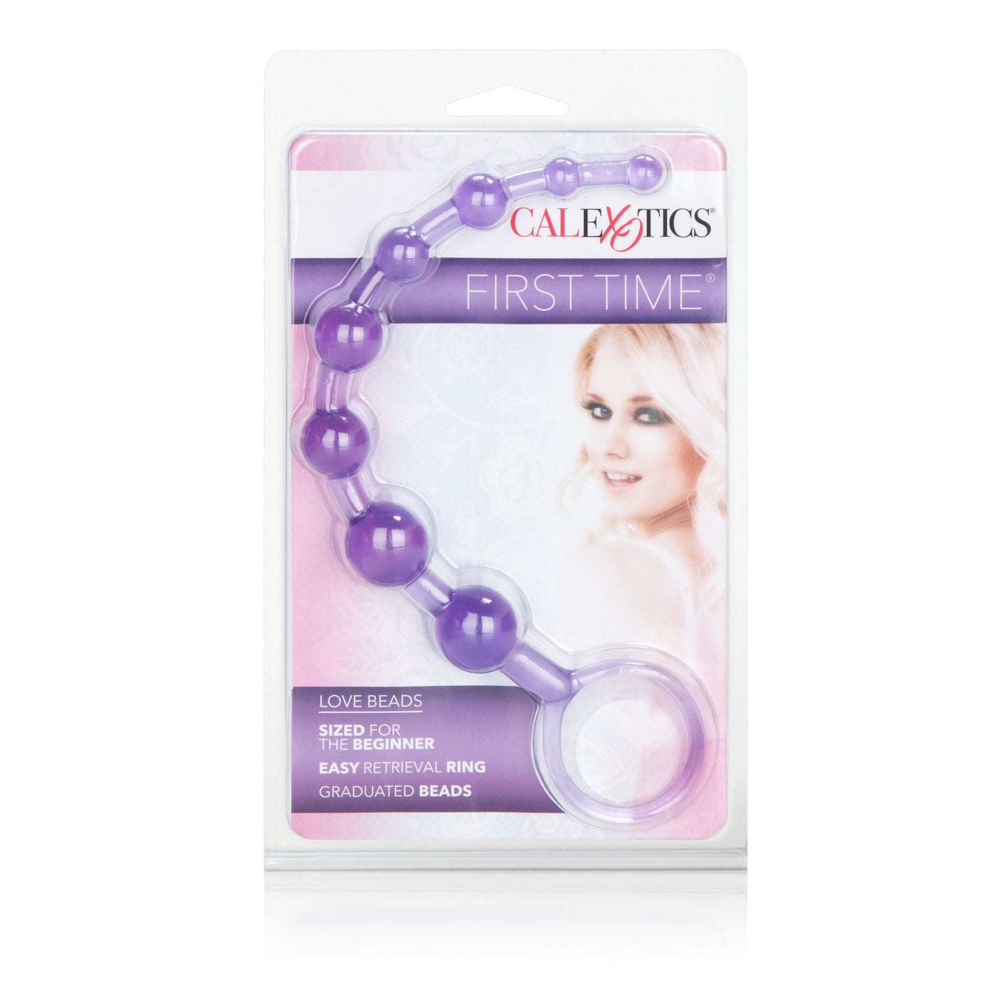 First Time Love Beads - Purple by CalExotics