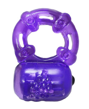 Top Cat Toys Reusable Vibrating Cock Ring, Purple (1" Diameter) - AL-283PUR