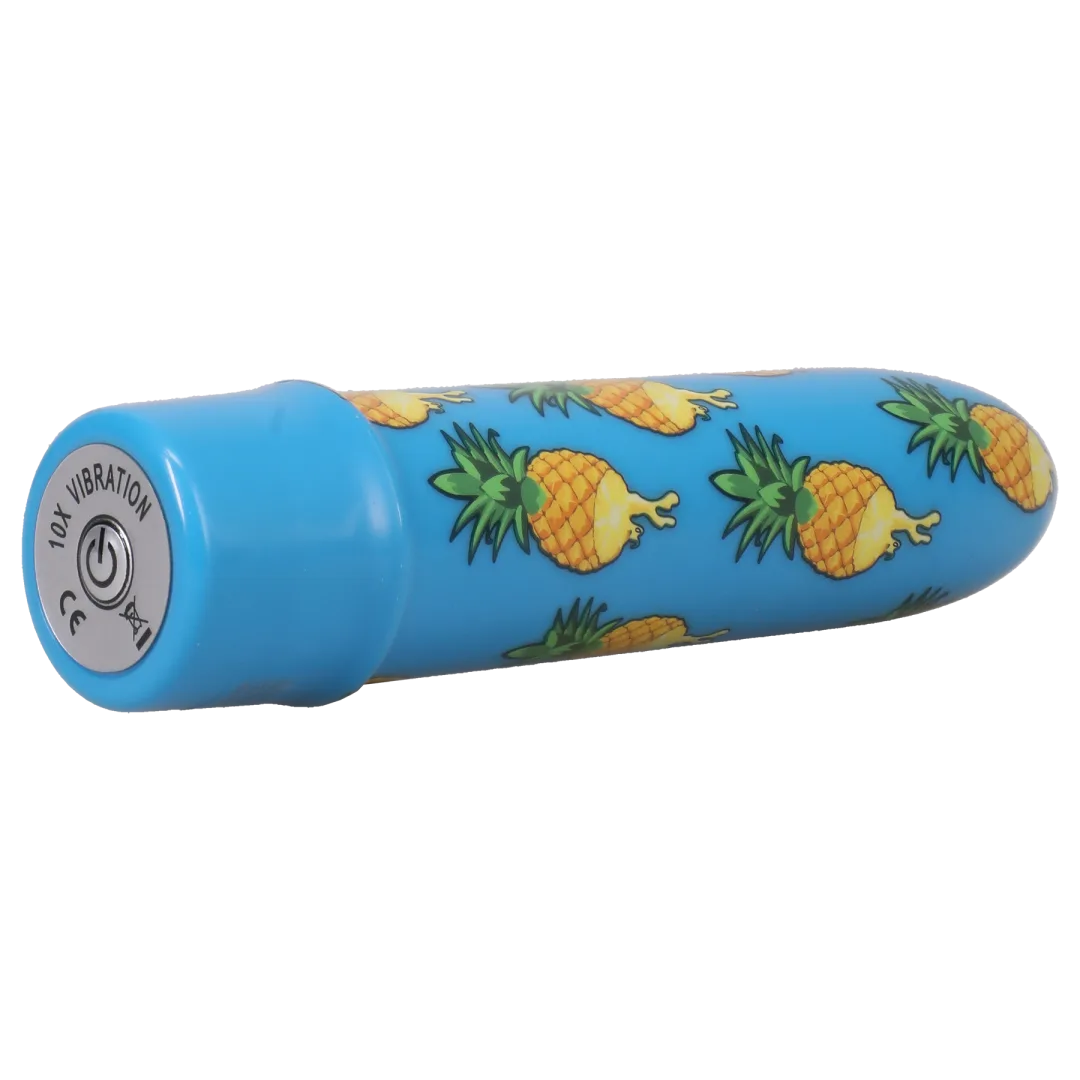 Doc Johnson Goodhead Buzz Buddies 5-Inch Multi-Speed Vibe (Pineapple) - DJ1370-06-CD