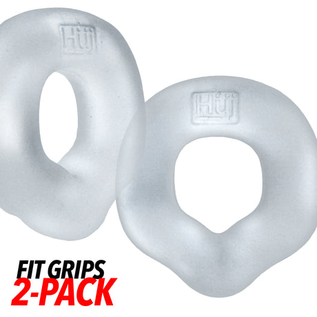 Fit Grips 2-Pack Ergo-Fit Cockrings Clear Clear