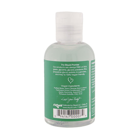 Sliquid Naturals Swirl Green Apple Water-Based Lubricant, 4.2 fl oz - SLIQ007
