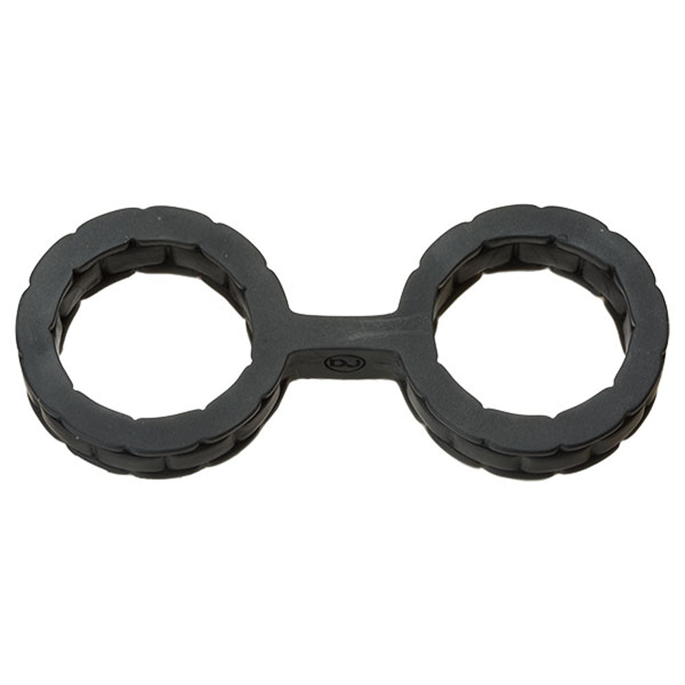 "Japanese Bondage - Silicone Cuffs - Small - Black DJ2102-03-BX"