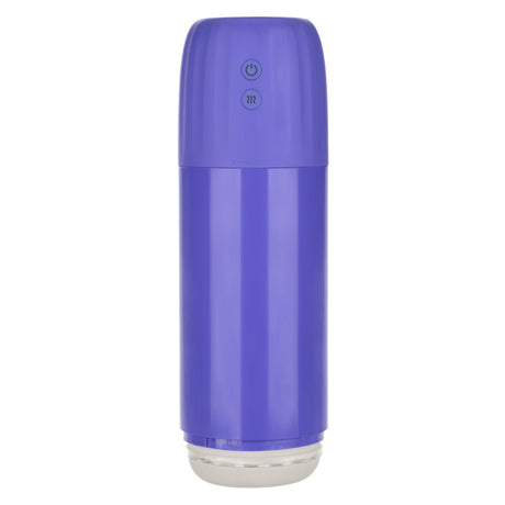 CalExotics Connect Stroker with Vibration & Suction — Purple - SE0001503