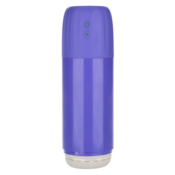 CalExotics Connect Stroker with Vibration & Suction — Purple - SE0001503
