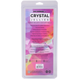 Doc Johnson Crystal Jellies Curved Realistic Dildo With Balls — 7 Inch Clear - DJ0288-34-CD