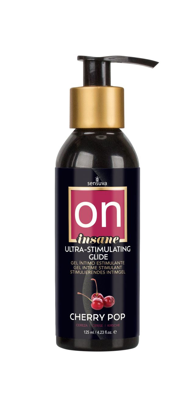 Sensuva On Insane Ultra-Stimulating Personal Moisturizer — 4 oz Cherry Pop - SEN-VL588-ML