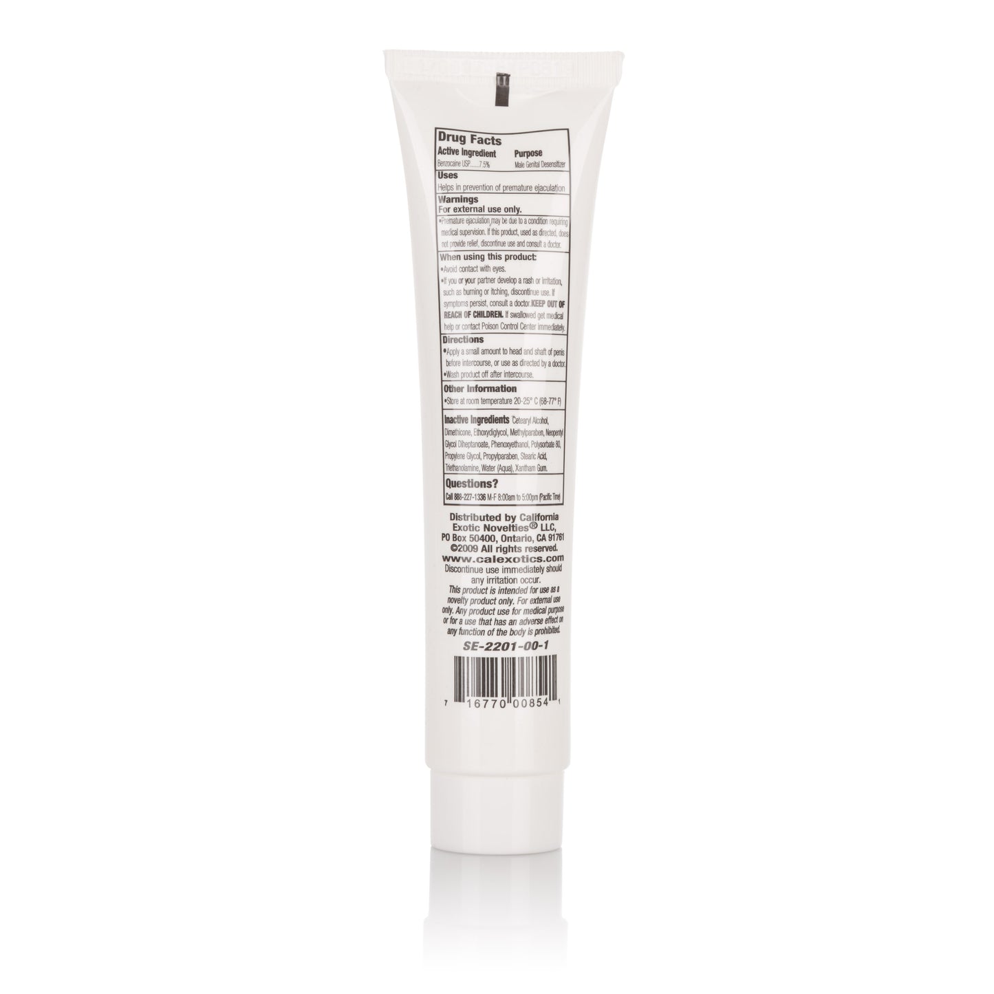 Sta-Hard Cream - 2 Fl. Oz. - Boxed by CalExotics