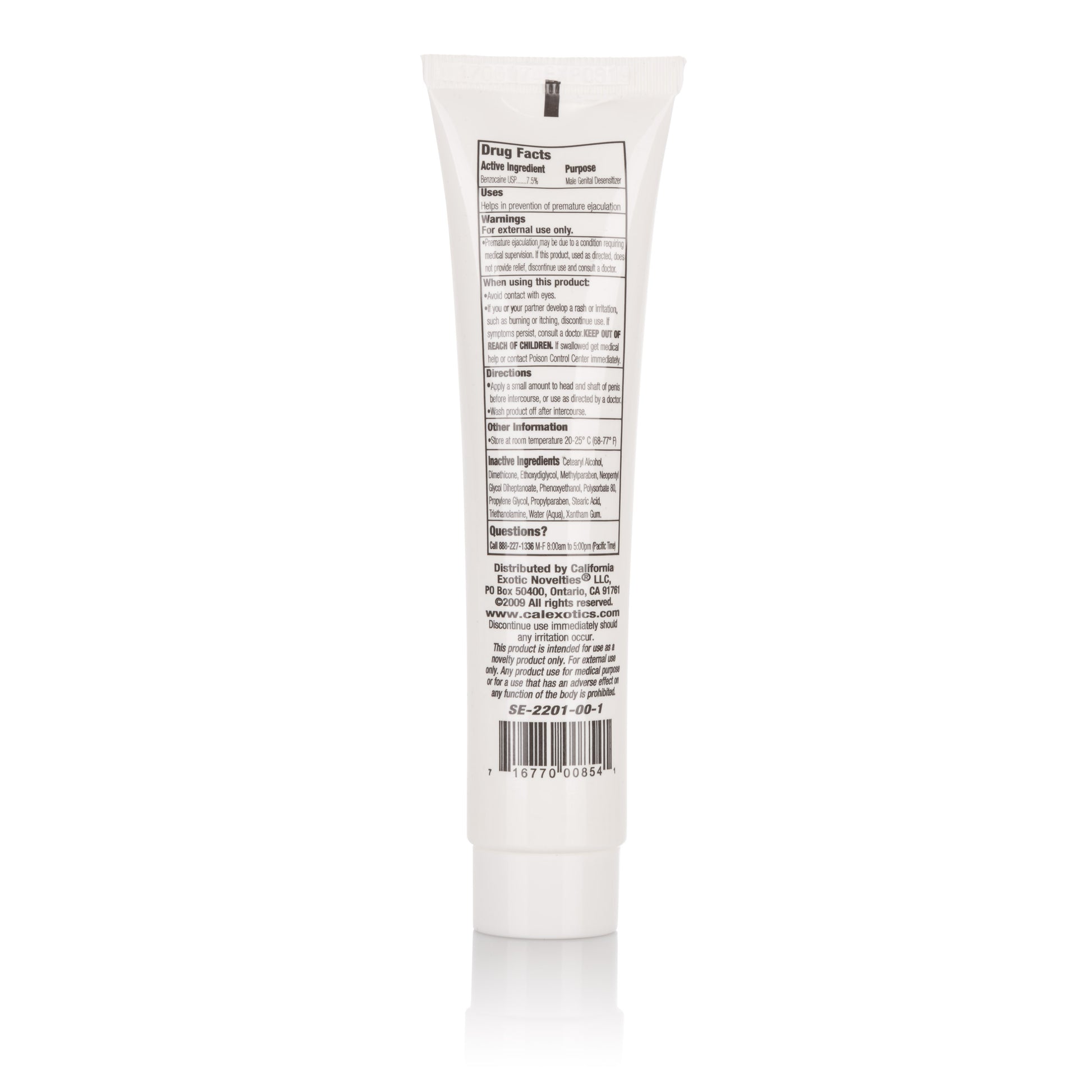 Sta-Hard Cream - 2 Fl. Oz. - Boxed by CalExotics