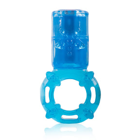 Screaming O Big OMG Rechargeable Vibrating Ring — Blue, 6 Count - ABG-BU-110D