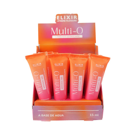 Camtoyz Elixir Multi O Arousal Lubricant 15 ml — 12-Pack Display - EX-CLV-6022M