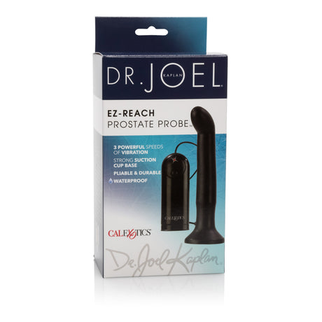 CalExotics Ez Reach Prostate Probe — Curved Vibrating Probe with Suction Base - SE5635033