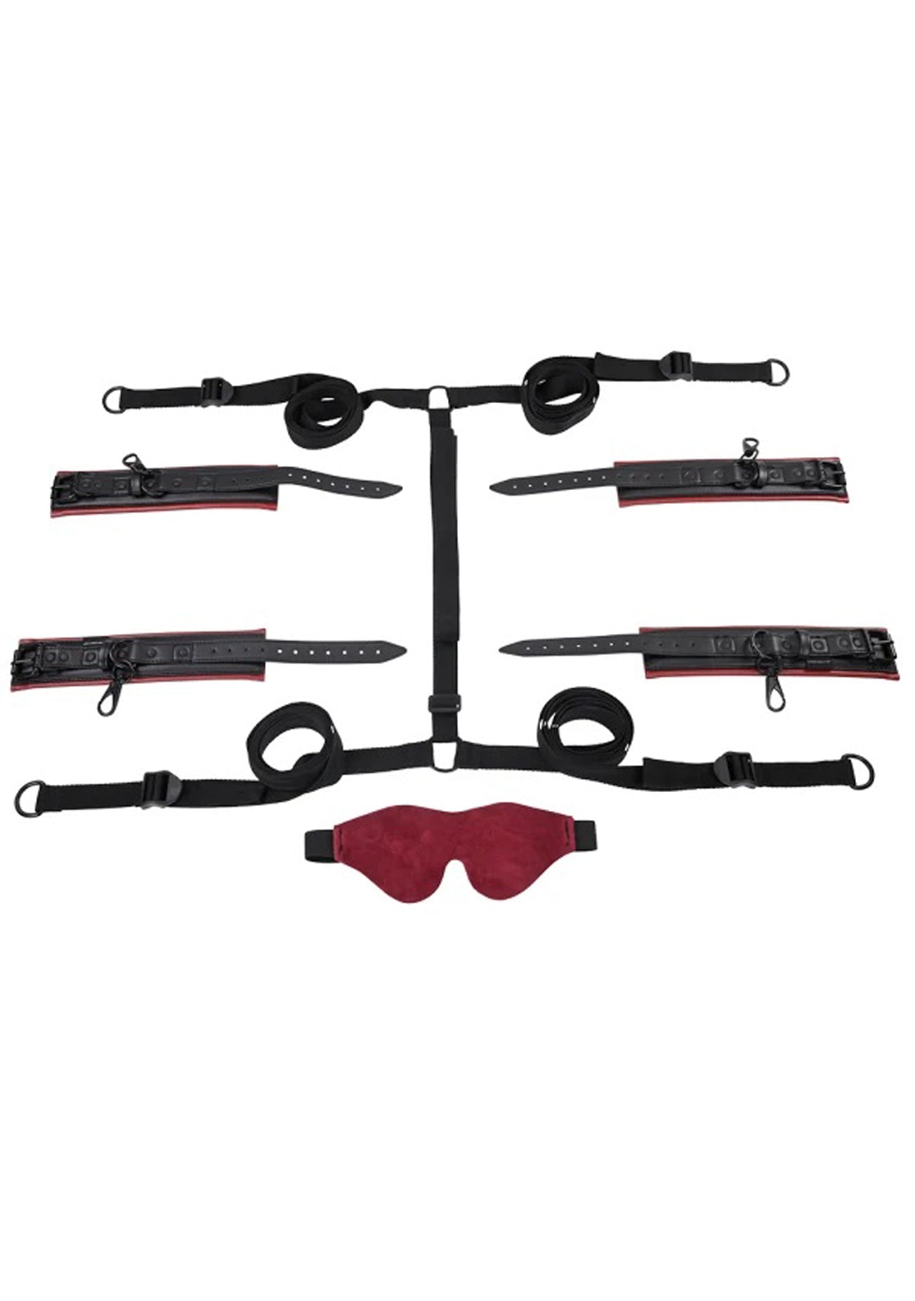 "Saffron Under the Bed Restraint System - Black/red SS48044"