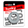 Oxballs Expander Scoop-Style Cock Ring — Clear Steam, 2" (51mm) - HUJ-154-CST