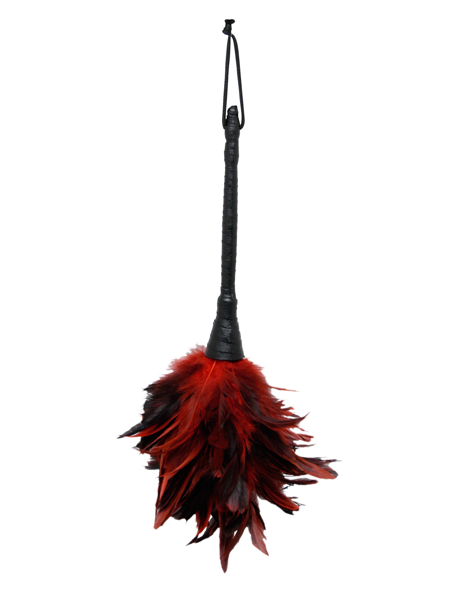 Fetish Fantasy Series Frisky Feather Duster - Red/ Black by Pipedream