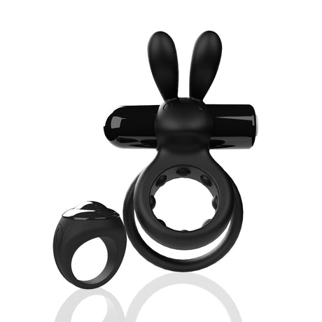 Screaming O Ohare Remote-Controlled Rechargeable Ring — Black - SO-ARCHAR-BL