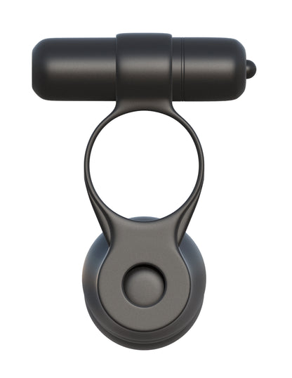 Fantasy C-Ringz Posable Partner Double Penetrator - Black by Pipedream