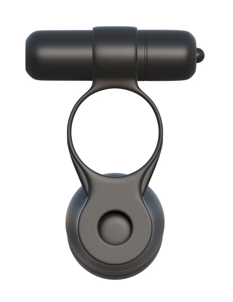 Fantasy C-Ringz Posable Partner Double Penetrator - Black by Pipedream