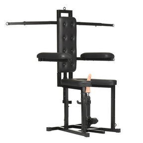 XR Brands Enforcer Bondage Chair with Motorized Sex Machine - MS-AH645