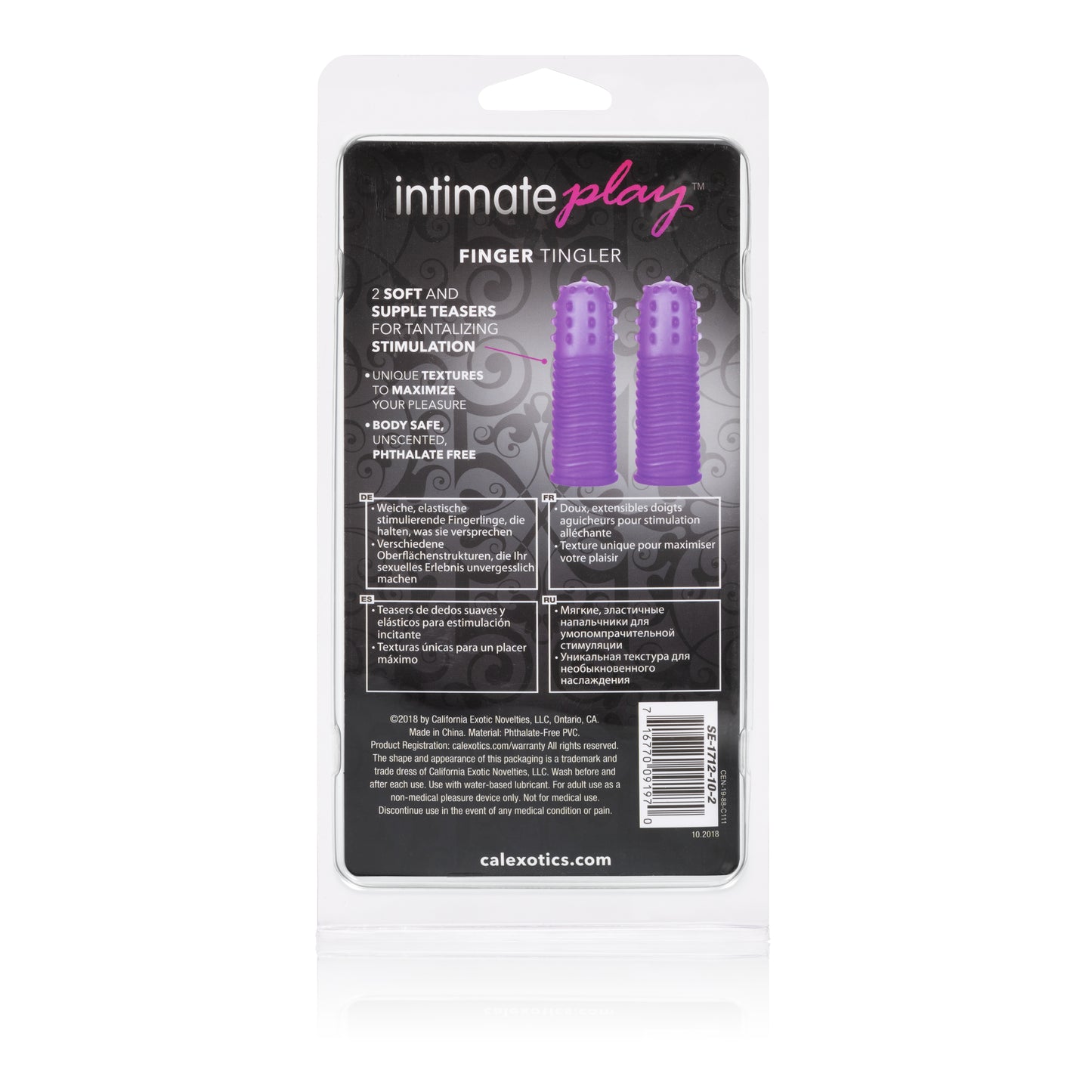 Intimate Play Finger Tingler - Purple by CalExotics