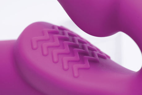 Evoke Vibrating Strapless Silicone Strap-on Dildo by XR Brands