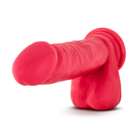 Blush Ruse Big Poppa Realistic Dildo, Cerise — 6.6" Insertable - BL-86708