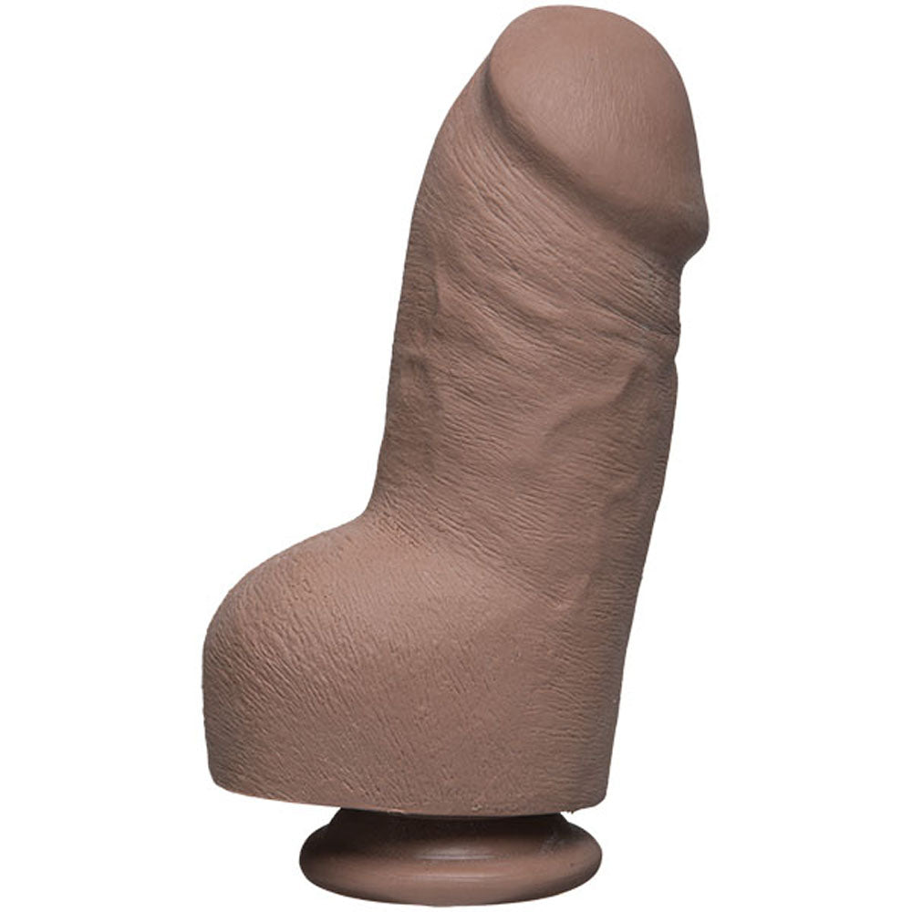 The D - Fat D - 8 Inch With Balls - Ultraskyn - Caramel by Doc Johnson