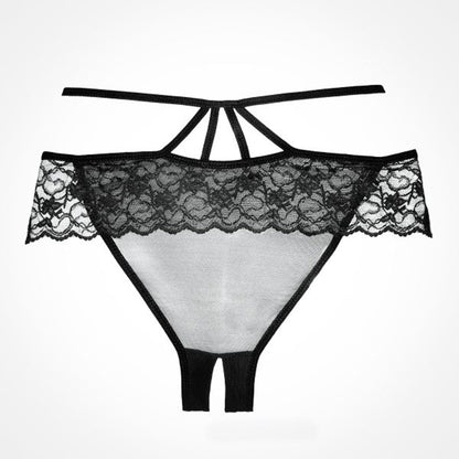Adore Angel Panty - One Size - Black by Allure Lingerie