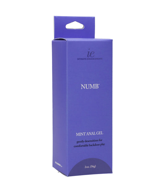 "Intimate Enhancements Numb - Mint Anal Gel - 2 Oz. - Boxed DJ1312-24-BX"