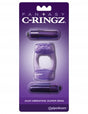 Pipedream Fantasy Duo-Vibrating Super Ring — Purple - PD5863-12