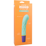 Doc Johnson Mood Intense Arc Vibrator, Teal — 5 in Insertable - DJ1472-04-BX