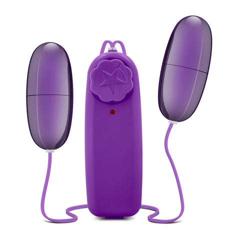 Blush B Yours Double Pop Eggs Dual-Egg Vibrator — Plum - BL-25501