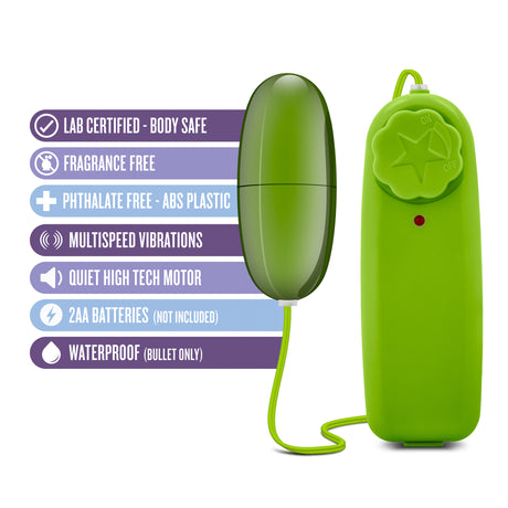 Blush B Yours Power Bullet — Lime Bullet Vibrator - BL-05522