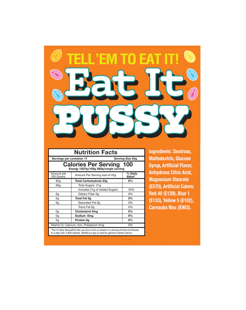 Little Genie Novelty Vagina-Shaped Candy — 3 oz Bag - LG-CP1266