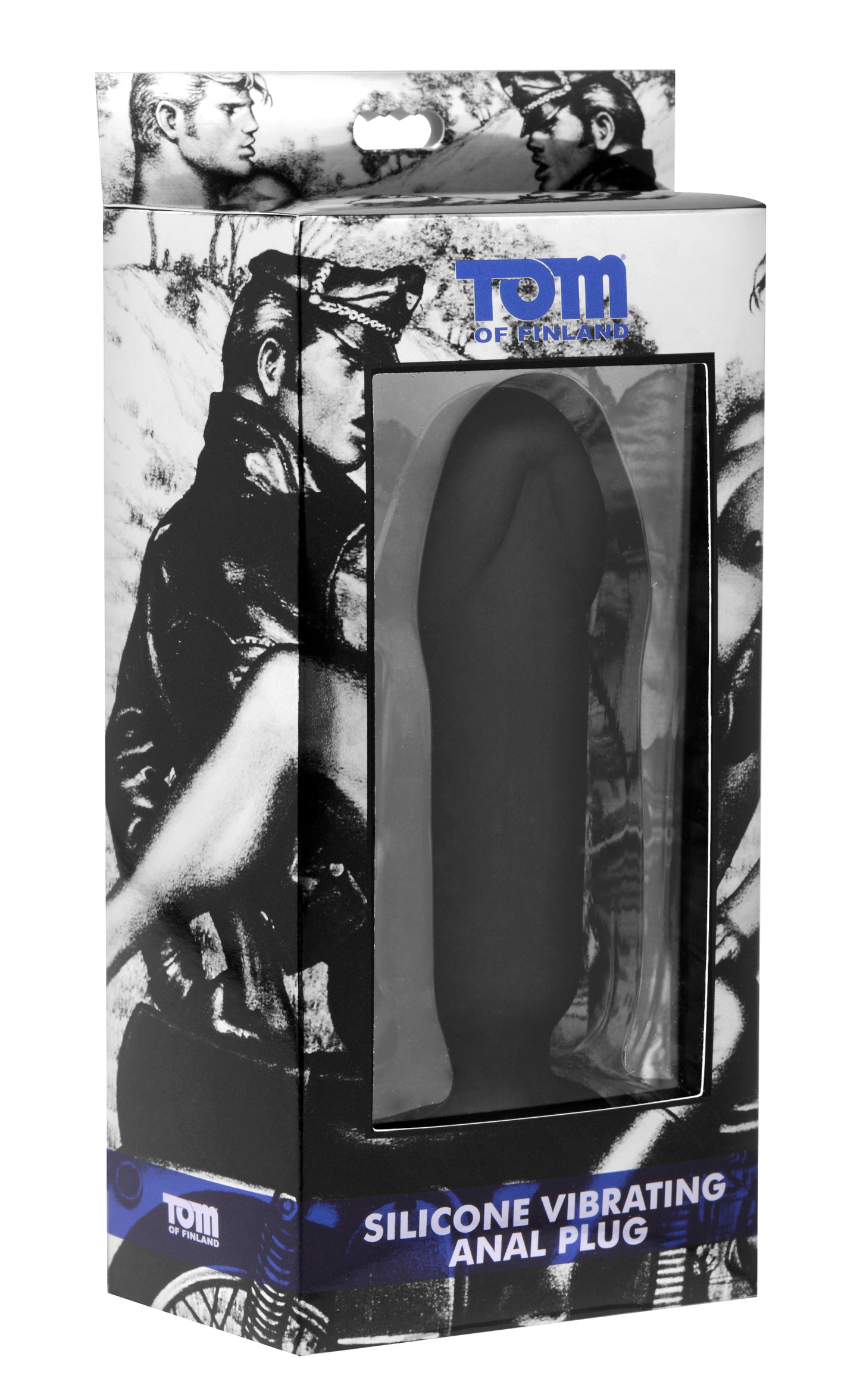 Tom of Fin Silicone Vibrating Anal Plug - Medium by XR Brands
