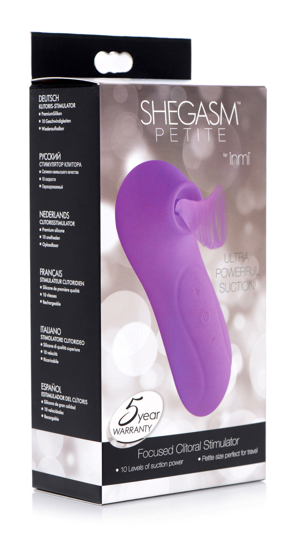Shegasm Petite Focused Clitoral Stimulator - Purple by XR Brands