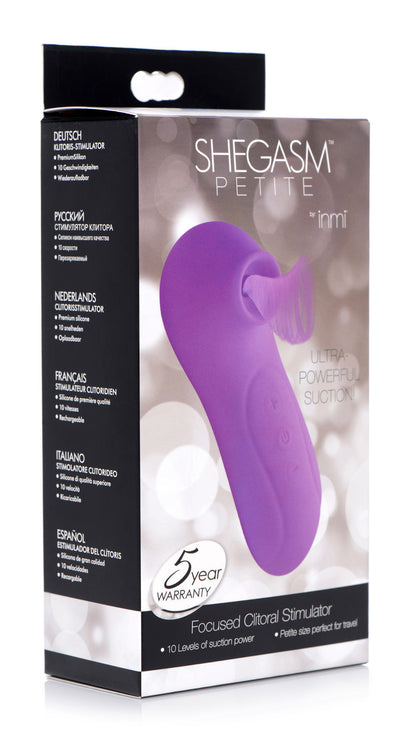 Shegasm Petite Focused Clitoral Stimulator - Purple by XR Brands