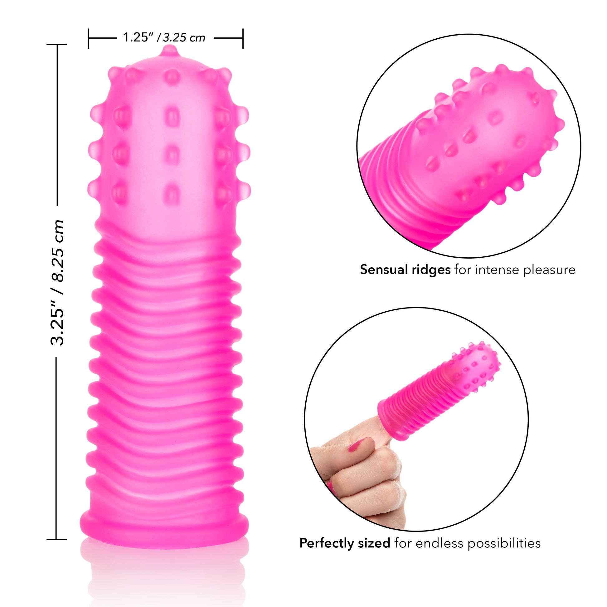 Intimate Play Finger Tingler - Pink by CalExotics