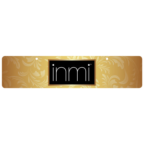 INMI Planogram Display Sign — 23.7 x 5.4 in, Yellow - 848518025050