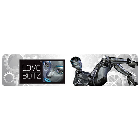 LoveBotz Display Sign — 23.7 x 5.4 in Grey Cardstock - 848518022059