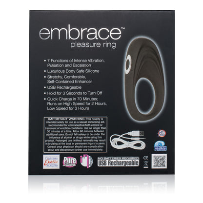 Embrace Pleasure Ring - Gray by CalExotics