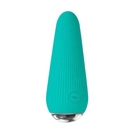 Evolved Novelties O-Cone Teal Cone Vibrator — 4.25 in - GX-RS-2888-2