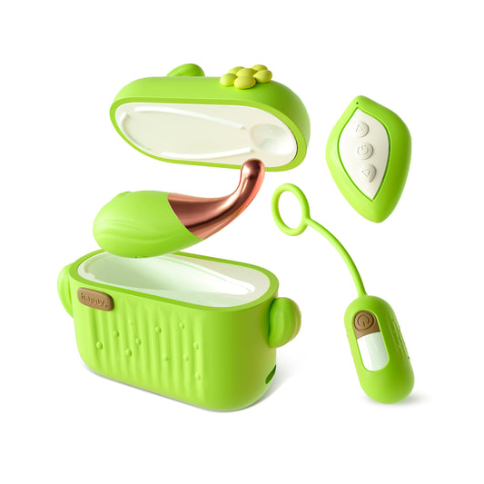Blush Play With Me — Blooming Bliss Dual Travel Vibrator Set, Green - BL-24522