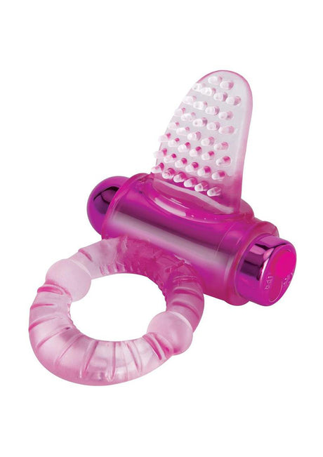 XGEN Bodywand Lick It Pleasure Ring — Rechargeable, Pink - X-BW1502