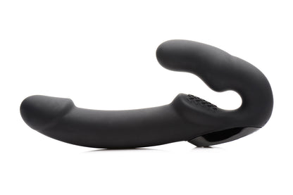 Urge Silicone Strapless Strap on With Remote - Black by XR Brands