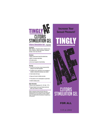 Little Genie Tingly AF Clitoral Stimulation Gel — 1.5 oz - LG-BT637