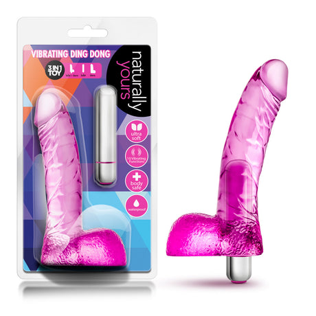 Blush Naturally Yours Vibrating Ding Dong Vibrator — Pink - BL-53700