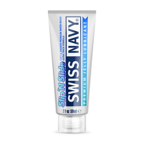 M.D. Science Lab Swiss Navy Slip N Slide Water-Based Jelly Lubricant, 2 fl oz - MD-SNSLIP2