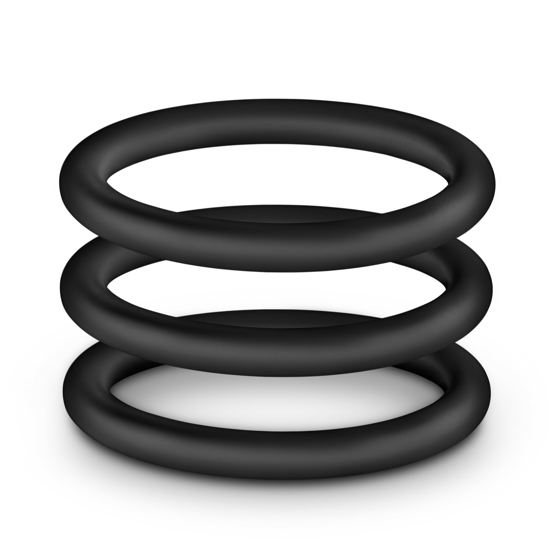 Performance - Vs3 Pure Premium Silicone Cockrings - Large - Black by Blush