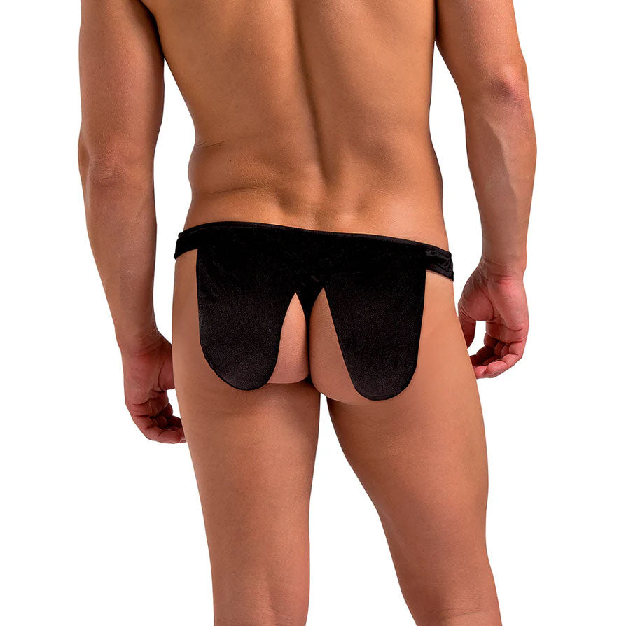 Maitre D Thong - One Size - Black by Male Power